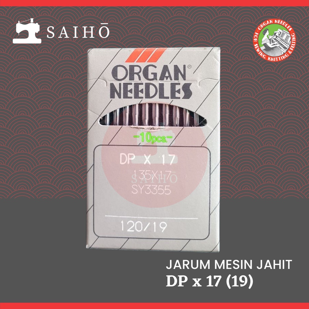 Organ Needles DPx17 - Jarum Mesin Jahit Kulit Walking Foot / Cangklong