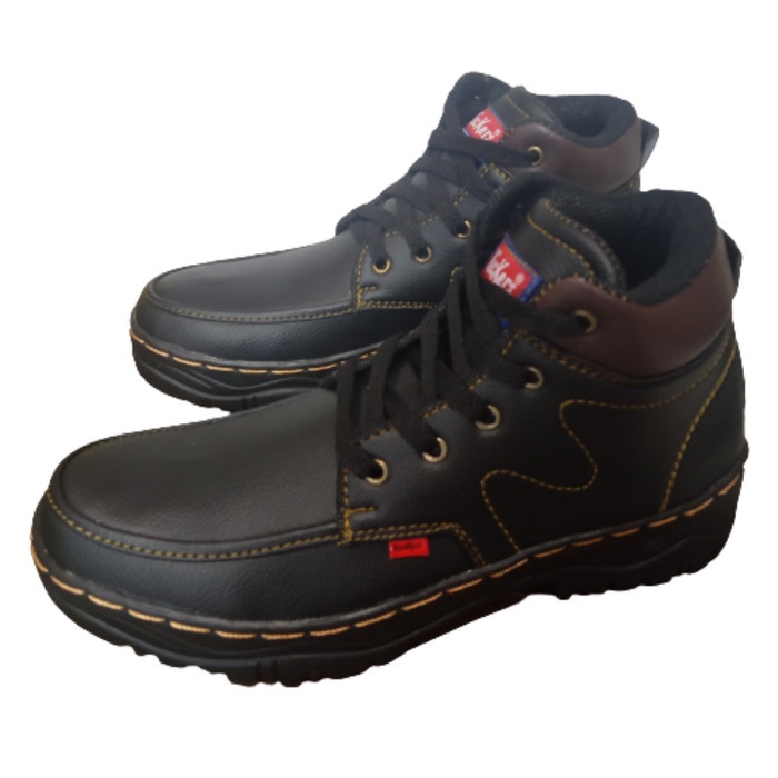 sepatu boots kickers pria - Hitam, 39
