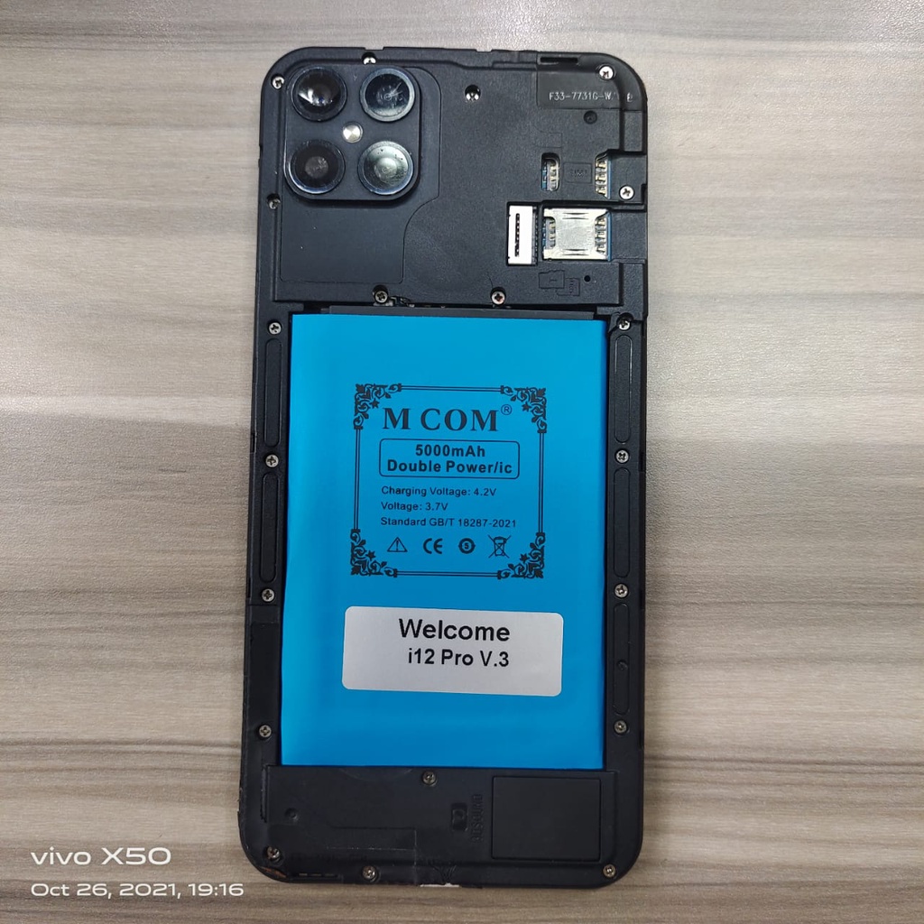 MCOM [ 5000MAH ] - Batre WELCOME i12 PRO V.3 - MCOM Baterai Batrei Batery Battre Battery Batere Batr