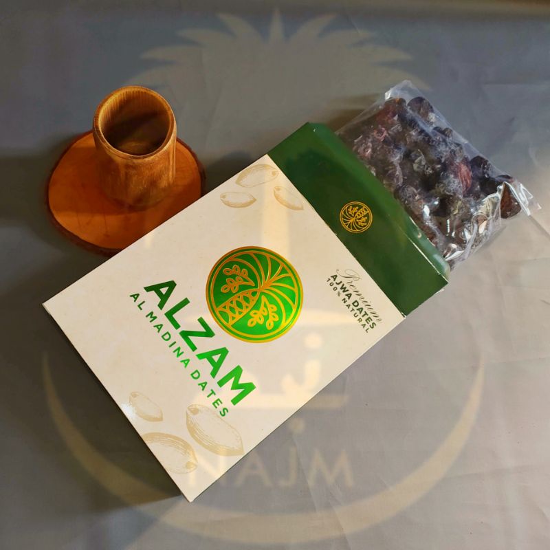 Premium Ajwa Dates 1KG 100% Natural Buah Kurma Ajwa ALZAM [ Promo Spesial Shopee ] Manis Lezat Halal Biidznillah