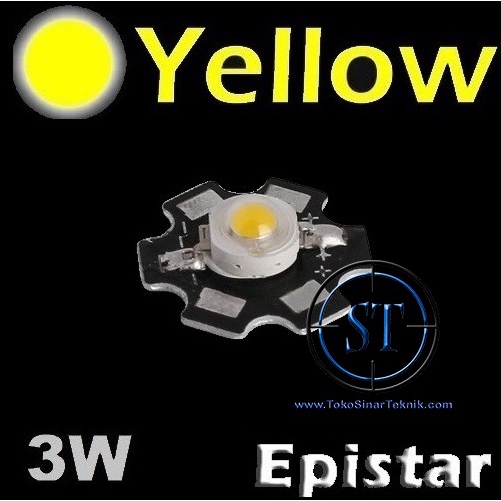 High Power LED 3W Epistar Biji LED Super Bright Warna + PCB led Bintang HPL Akuarium Aquascape Terang Maksimal