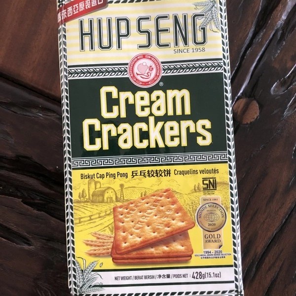 

Siap Krim Hup Seng / Hupseng Biskuit / Biscuit Asin - Cream Crackers