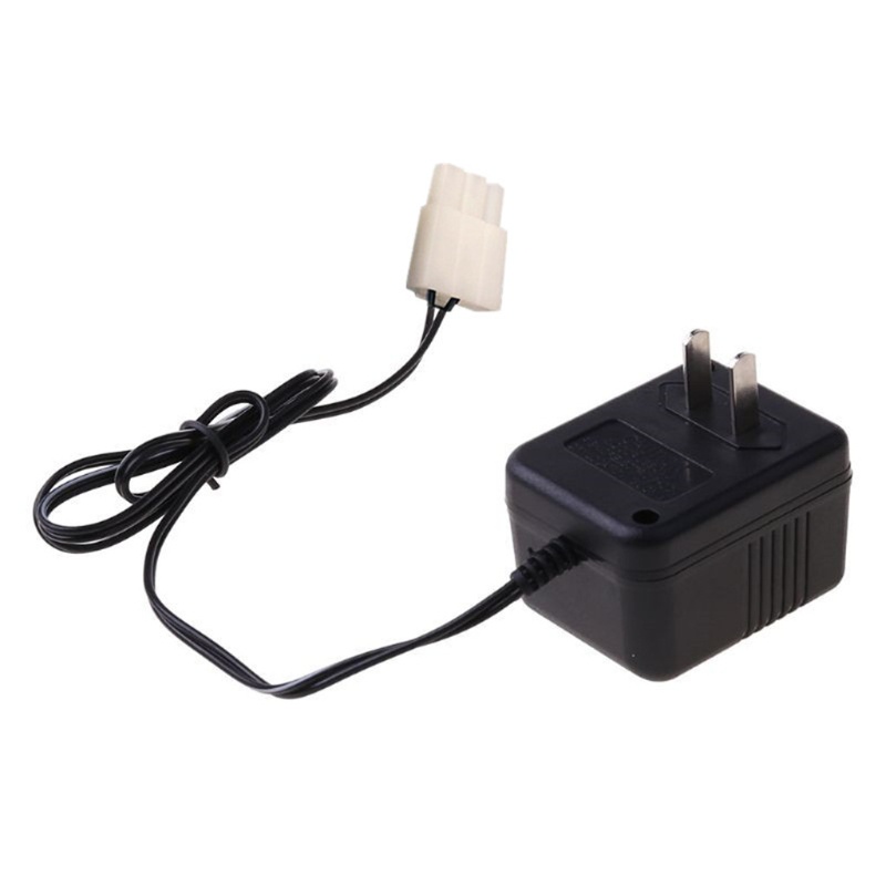 zzz Charger For 9.6V Ni-Cd Ni-MH Battery Input AC 110V-240V Output 9.6V 250mA With Tamiya KET-3P Plug For RC Toy