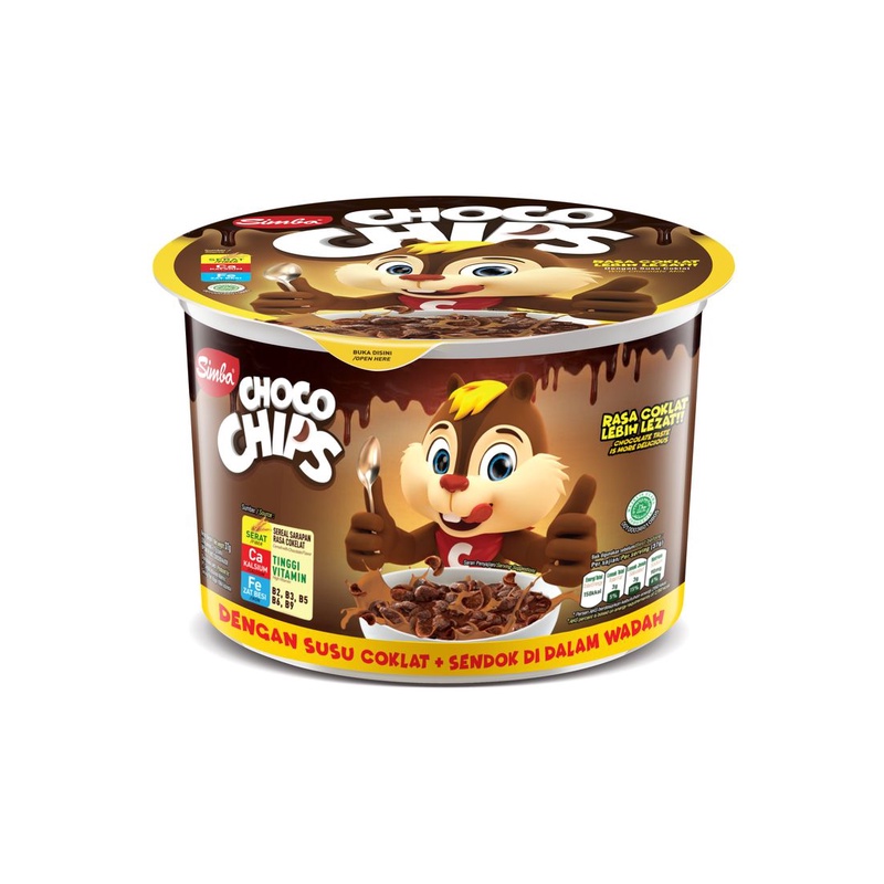 

Simba Cereal Choco Chips + Kalsium Susu Coklat 37G - Alhanan/04