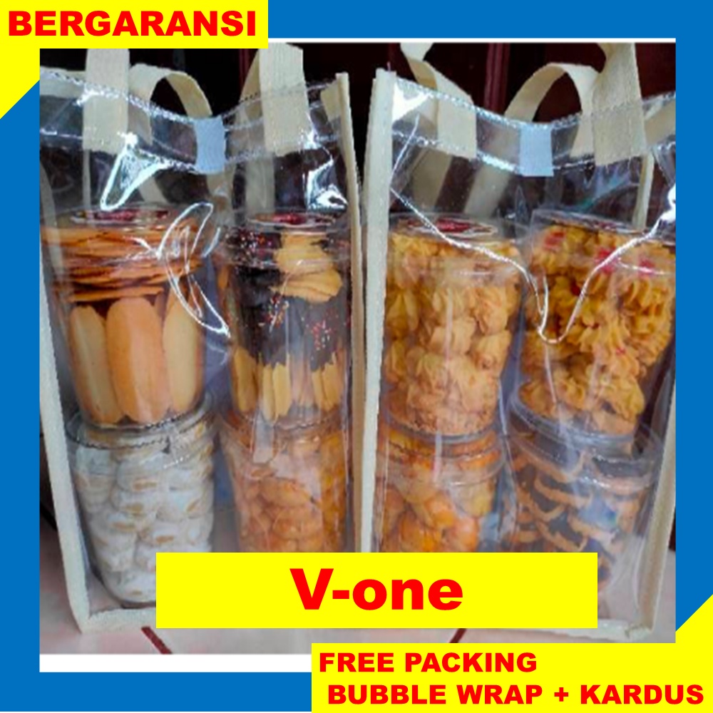 

PO Max 2hari Paket Kue Lebaran Isi 4 Toples Bonus Tas Cantik Limited