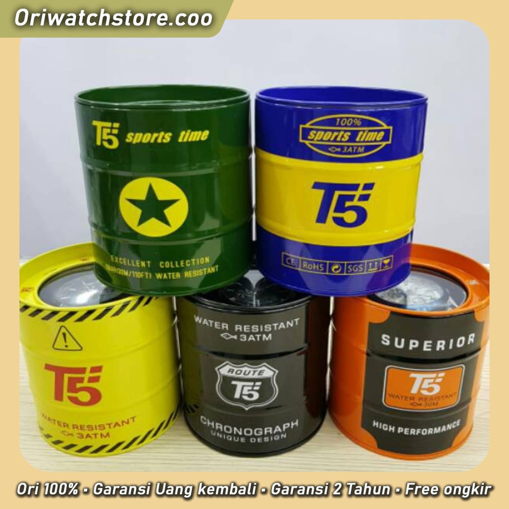 TERLARIS T5 H3804G JAM TANGAN PRIA WATER RESISTANT