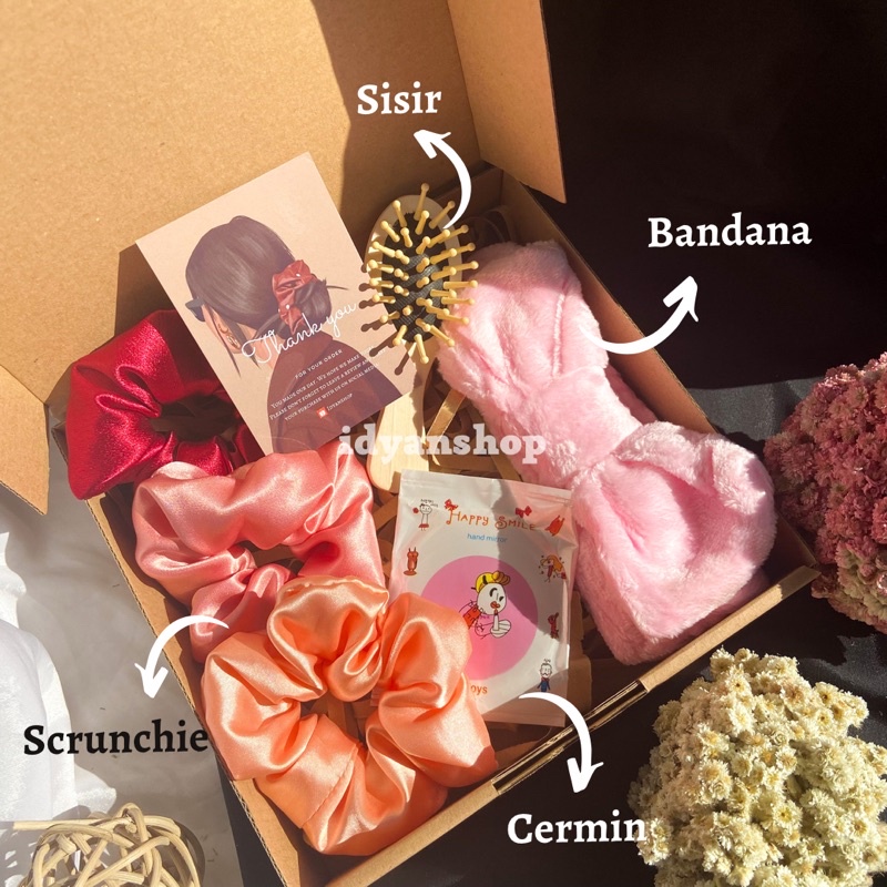 

HAMPERS SCRUNCHIE BANDANA SISIR JEDAI [KDW016] KADO PACAR TUKAR KADO HAMPERS LEBARANq