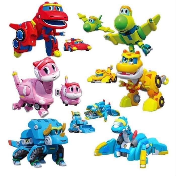 ZOIT10 MAINAN ANAK GOGO DINO GO GO DINO GOGODINO ROBOT DINOSAURUS
