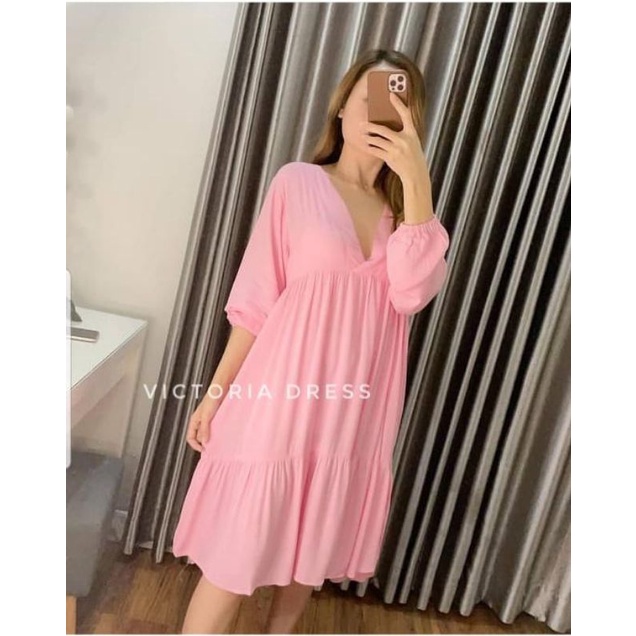 BO12IS VICTORIA MIDI DRESS WANITA/HOME DRESS RAYON TWILL/DASTER KEKINIAN /DASTER KOREA/BY YAYUKU