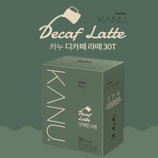 Maxim Kanu Decaf Latte / Maxim Coffee/ Kopi Maxim Korea