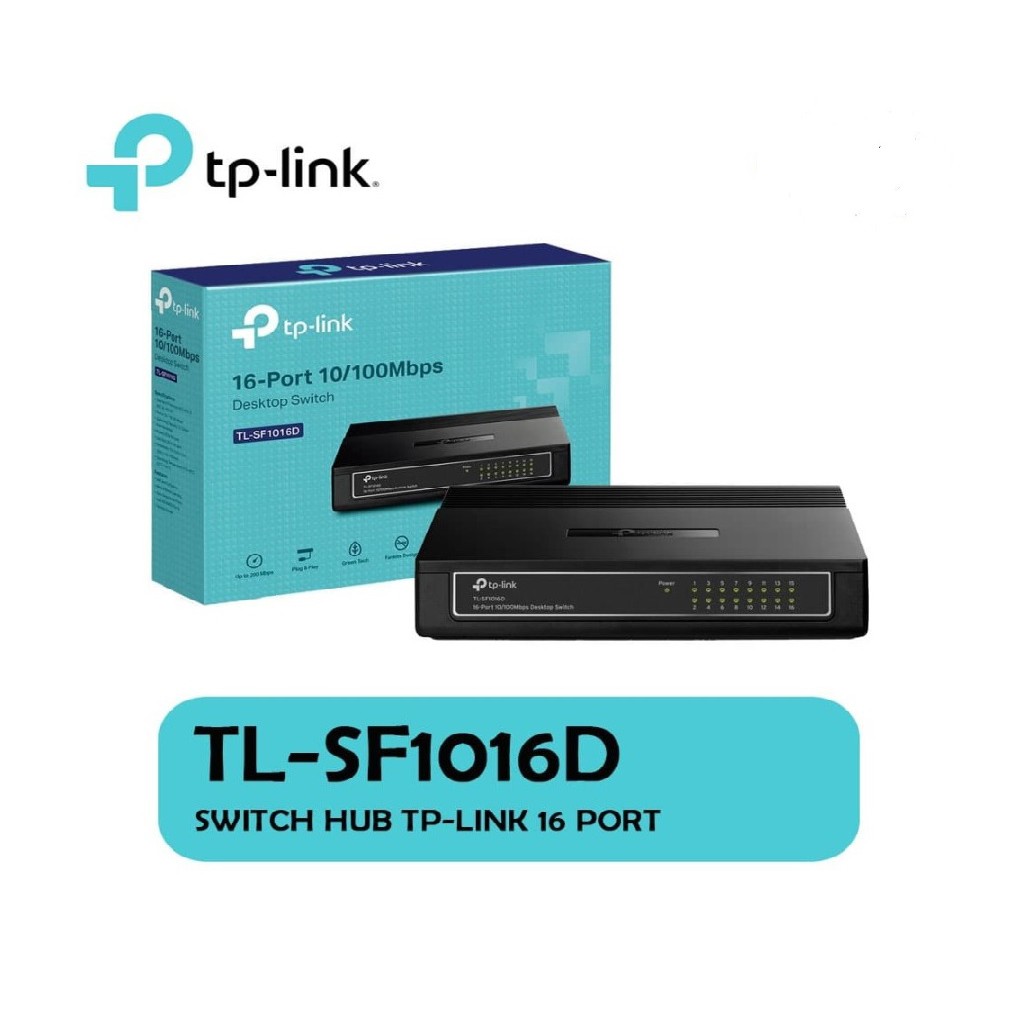 TP-LINK 16-Port 10/100Mbps Desktop Switch TL-SF1016D