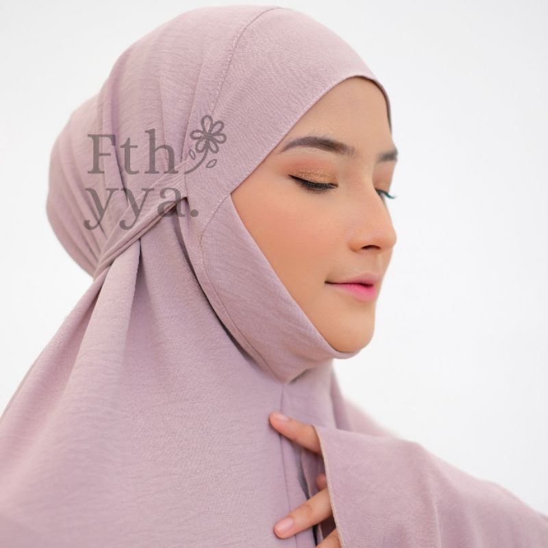 Mukena Syari Dagu Tertutup / Model Malaysia / Mukena Dewasa