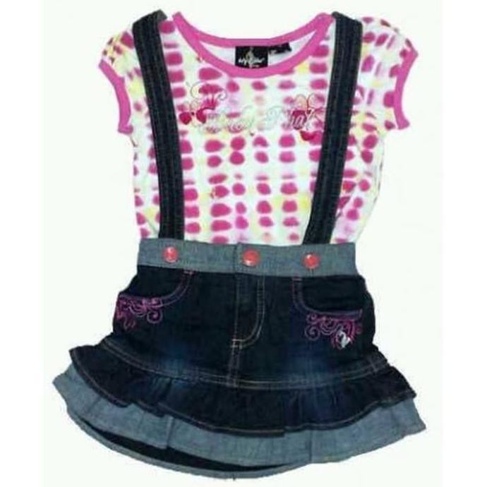 Promo  Terbaru  Setiap set mendptkan : 1bh overall + 1 bh tee baby phat pink Tersedia