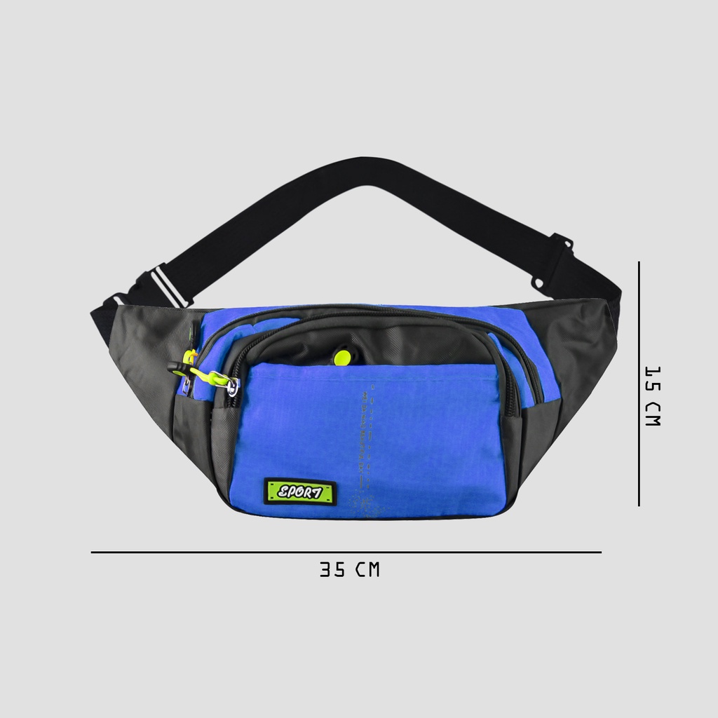 Promo Cuci Gudang Waistbag Pria Wanita Sport Import Murah Trendy - YB-10