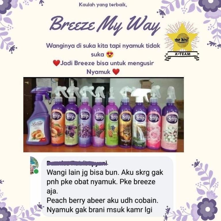 Diskon Promo [BEST SELLER]MY WAY BREEZE Parfum Pewangi Pengharum Ruangan Sofa Sajadah Karpet Baju Mo