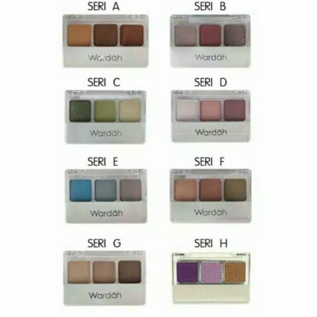 ☃️Cutezz_ching1☃️Wardah Eyeshadow A - N 3.3g - Eyeshadow