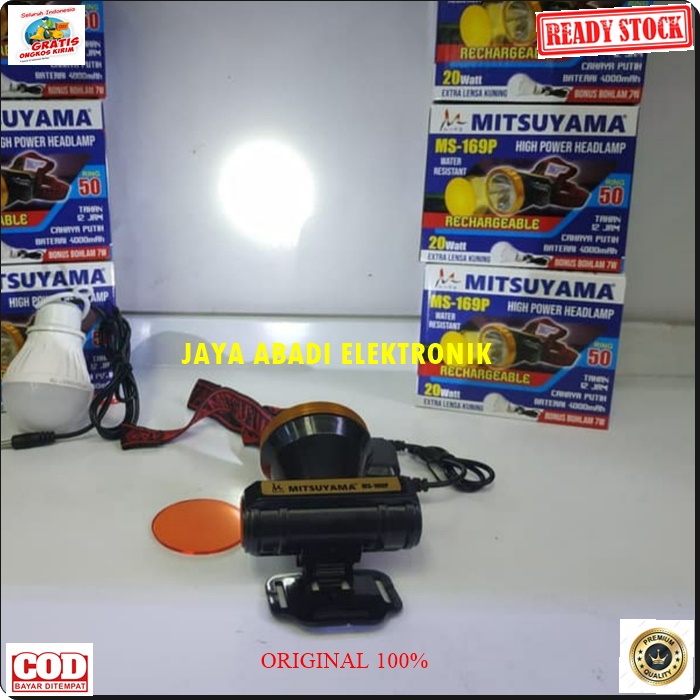 G402 LAMPU SENTER KEPALA 20 WATT LED HEAD LAMP WATERPROOF BATERAI CASAN SINAR PUTIH DAN KUNING CAHAYA TERANG BATERY EMERGENSI BISA UNTUK OLAHRAGA SELAM CAMPING DLL PRAKTIS DAN MUDAH DIBAWA KEMANA MANA HARGA TERJANGKAU