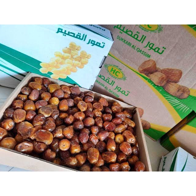 

Buah Sehat cocok untuk oleh oleh dan buka puasa Kurma Basah Sukkari Sukari Al qasim premium 3kg