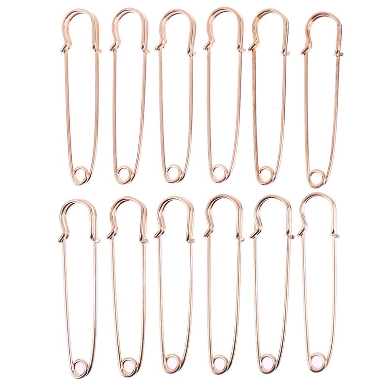 RSID Span-new 12pcs Large Heavy Duty Stainless Steel Big Jumbo Safety Pin Blanket Crafti Jelly