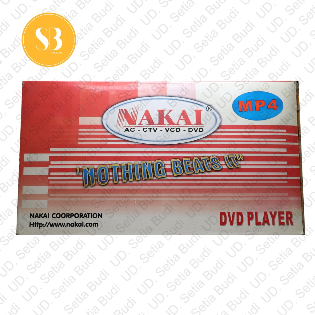 DVD Player MP4 Nakai DVD-638 Baru dan Murah Asli Jepang