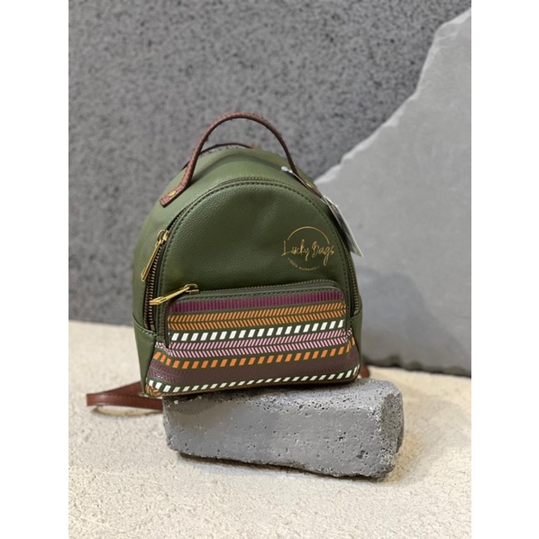 felicity mini backpack green multi