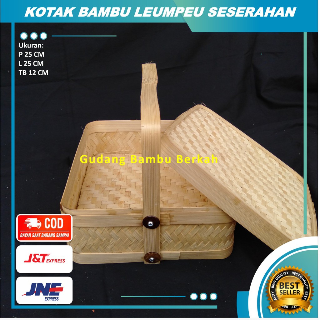 Kotak Souvenir Parcel Bambu Seserahan Pernikahan / Keranjang Bambu Buah Segar / Box Bambu Nasi