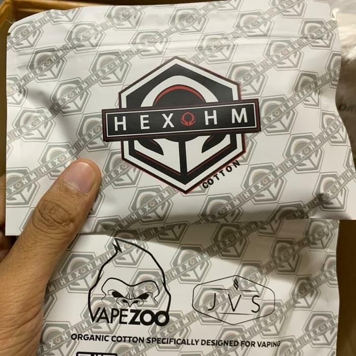 Authentic Kapas Hexohm Cotton by JVS x VapeZoo