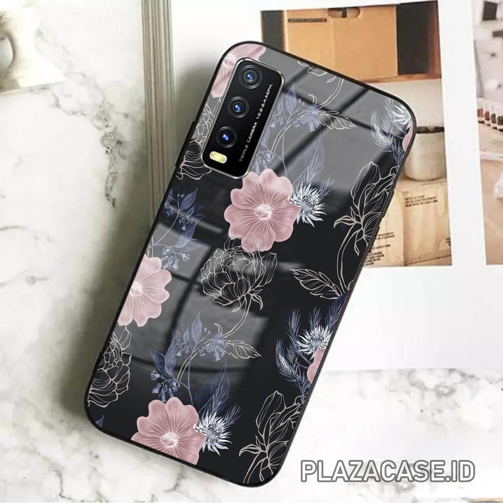 Hand Drawn Flower [K95] for Y12s Y20 Y20S V20 V20SE Y30 Y50 Y12 Y91 Y93 Y95 Y91C Y71 Y53 Y81 S1 V9
