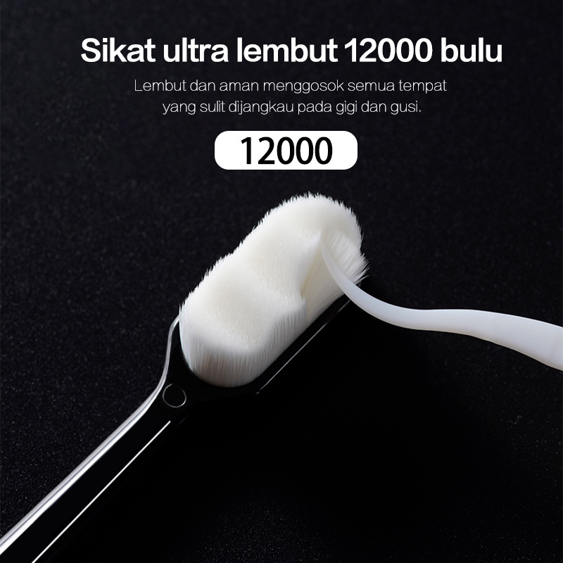 Sikat Gigi Bulu Nano 12000 Lembut Gaya Jepang / Tootbrush Micro Brush