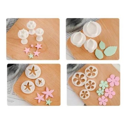 CETAKAN KUE SET 33 PCS / COOKIE CUTTER / DECORATING CUTTER SET 33 PCS