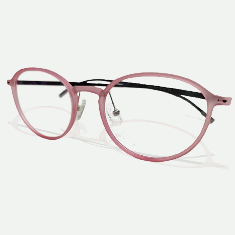 Kacamata Anti radiasi Fashion Wanita Pria Frame Oval Bulat Color Kaca mata Blueray Anti Sinar Biru