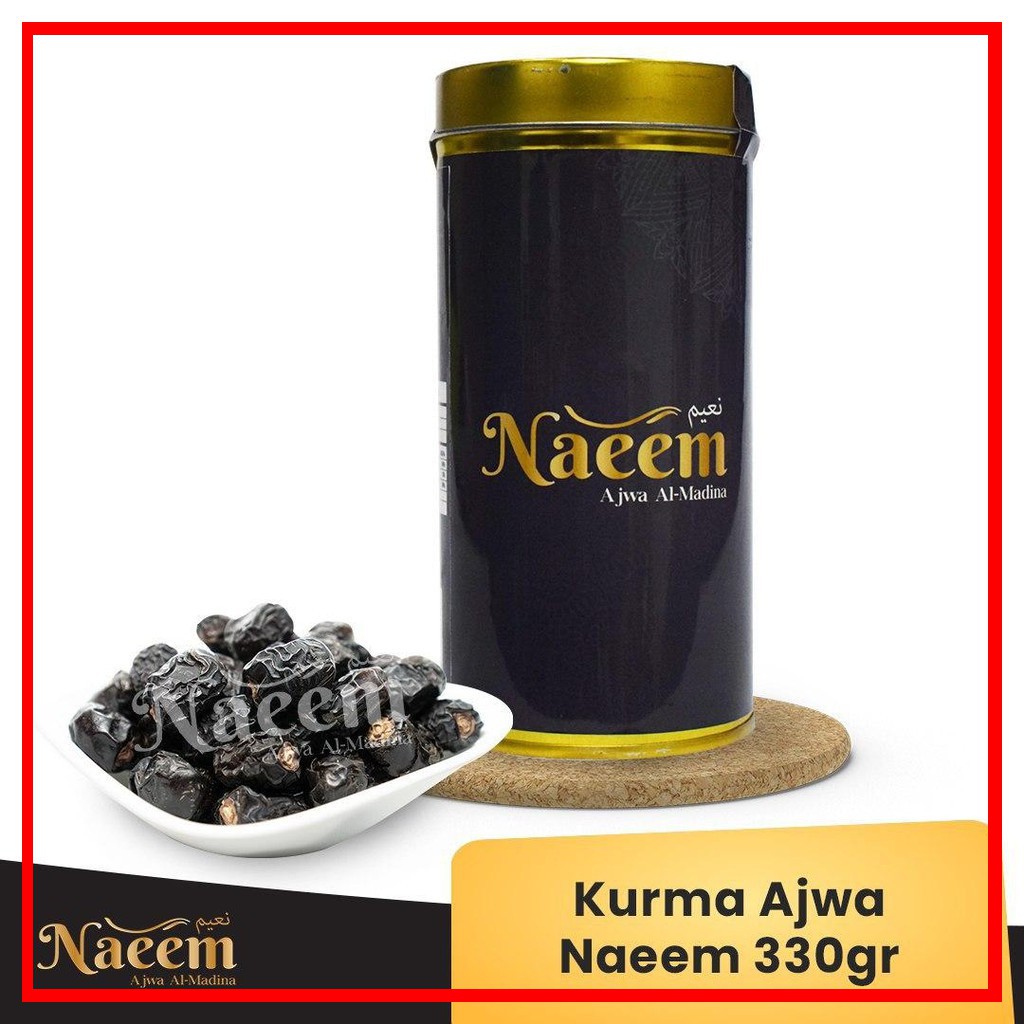 

[COD] Kurma Ajwa Naeem - Premium Quality - Kurma Azwa - Kurma Ajwah - Kurma Nabi Al Madinah 330 gram