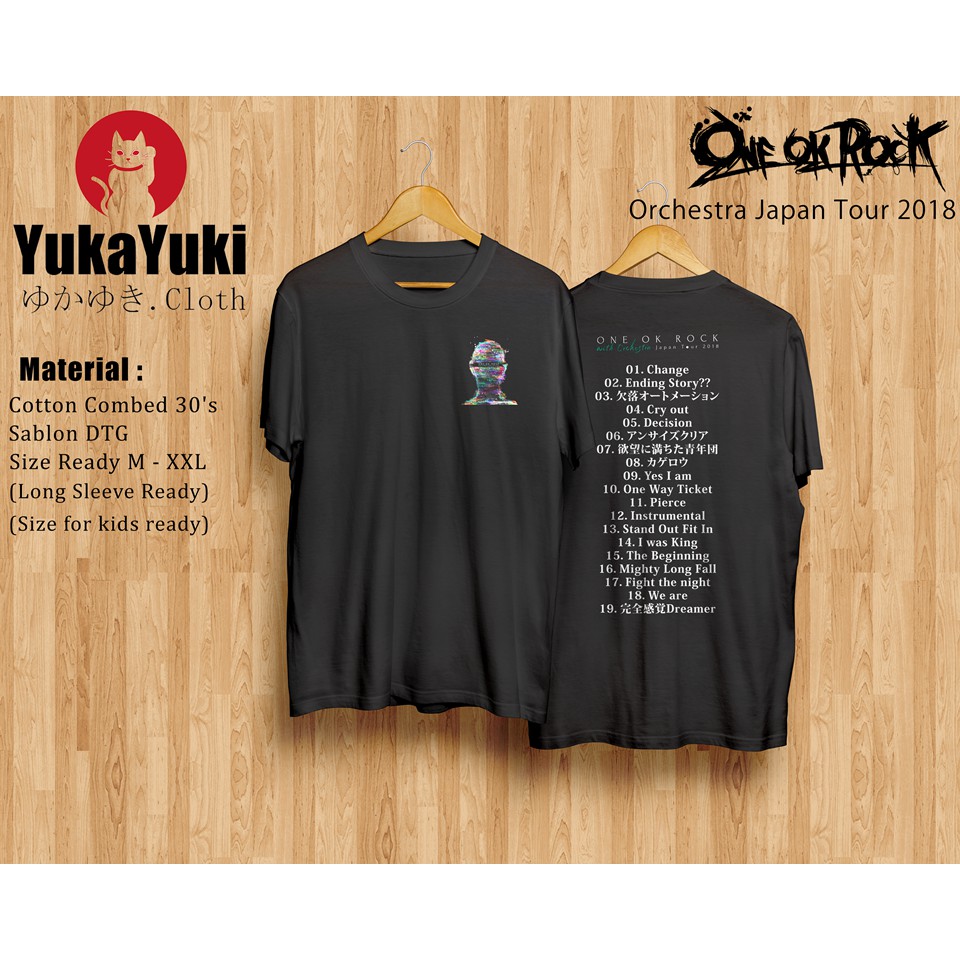 Kaos One Ok Rock - Orchestra Japan Tour 2018 setlist