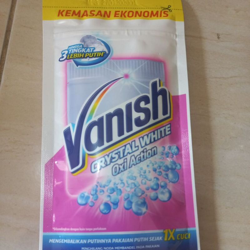 vanish crystal white oxi action 120gr