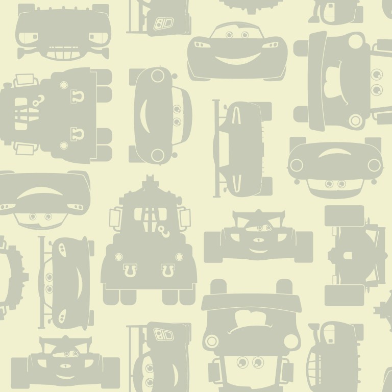 Disney Wallpaper Lightning & Mater Light Grey. DS7668 (A)