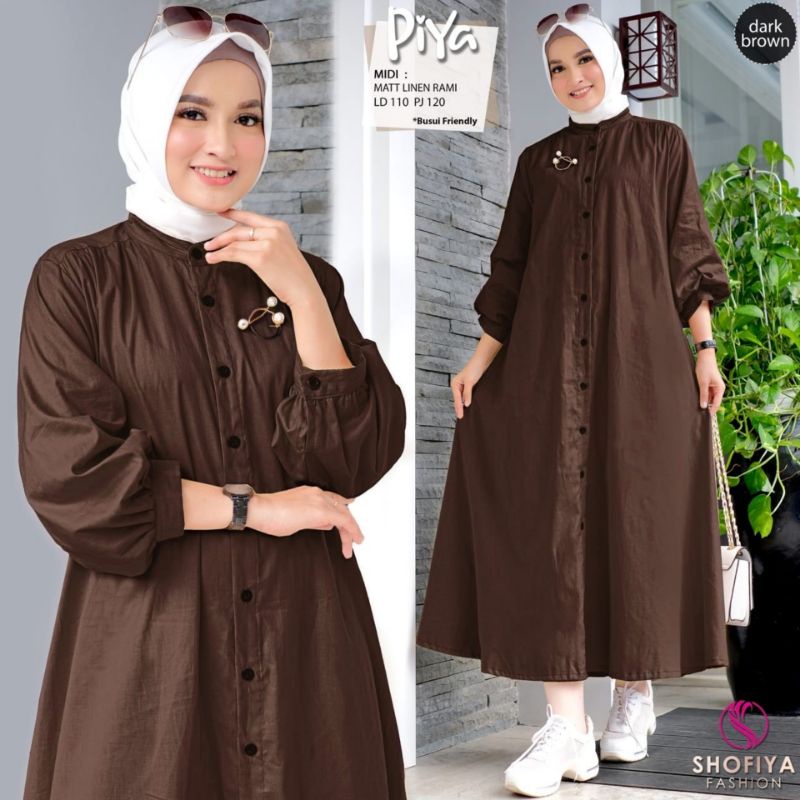 [NEW] GAMIS DRESS FASHION MUSLIM // PIYA BY SHOFIYA