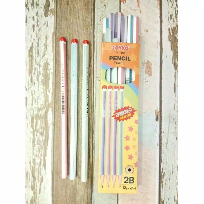 

Pensil 2B P100 Joyko (12pcs)