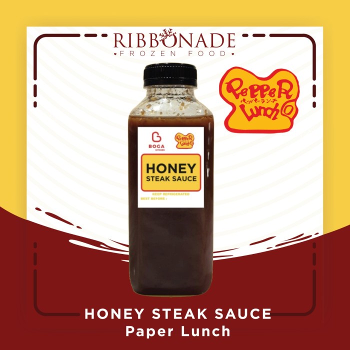 

HONEY STEAK SAUCE - BOGA HOME | Saus Daging Pepper Rice | Saos Manis Promo