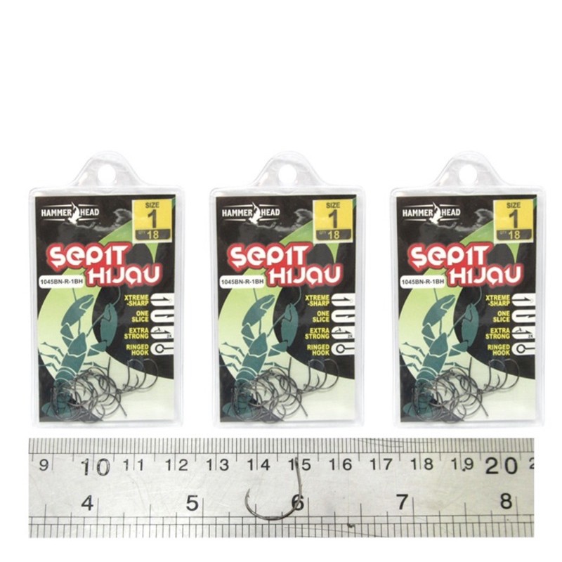 KAIL UDANG HAMMERHEAD SEPIT HIJAU