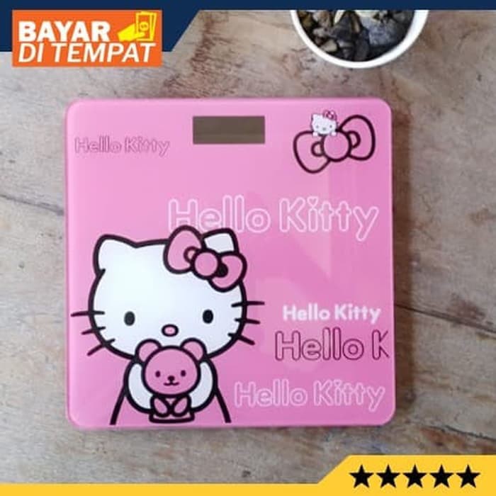 Timbangan Badan Digital LCD Doraemon / Hello Kitty / Full Black / Rainbow / Astronot Body Weight Scale