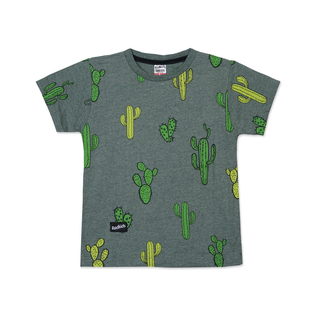  Baju  Kaos Anak  Cowok  Cactus Green Promo Best Seller 