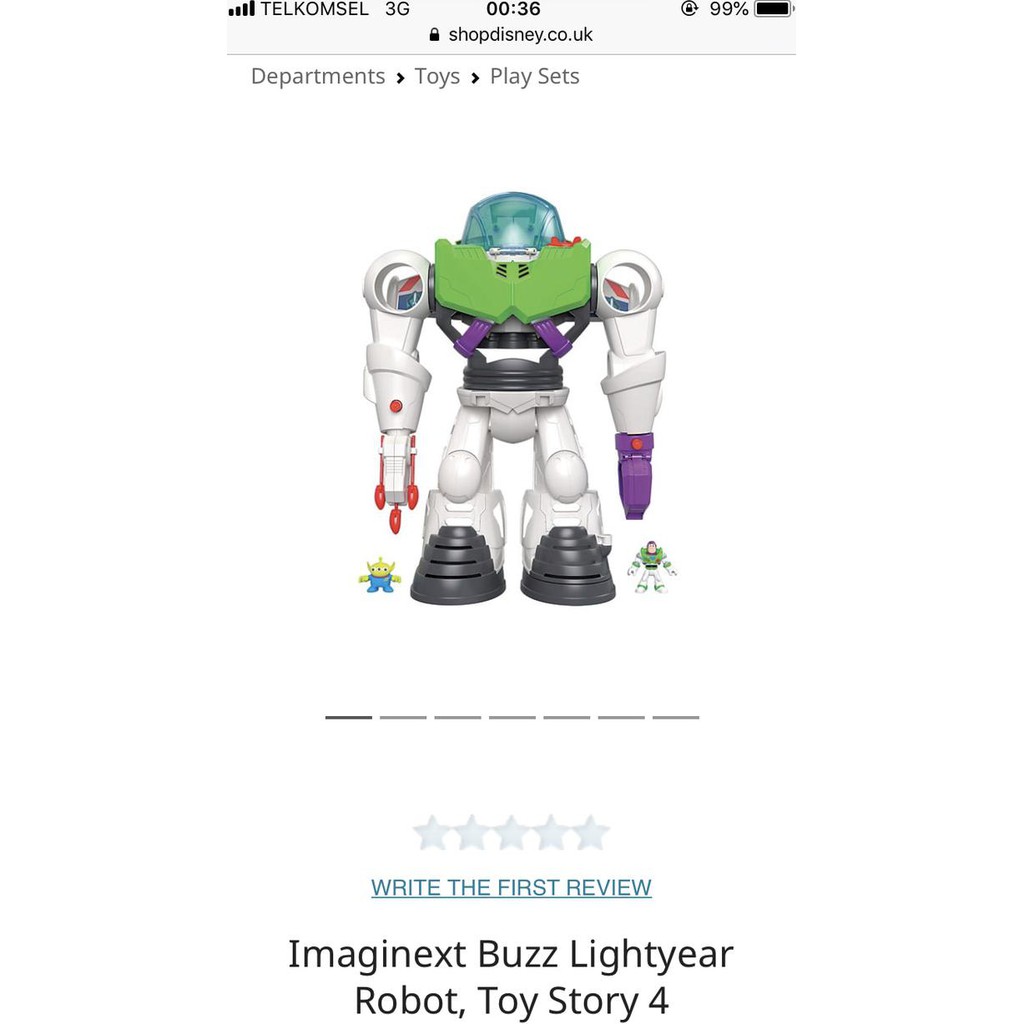 Pengiriman Cepat Robot Buzz Disney store CUCI GUDANG