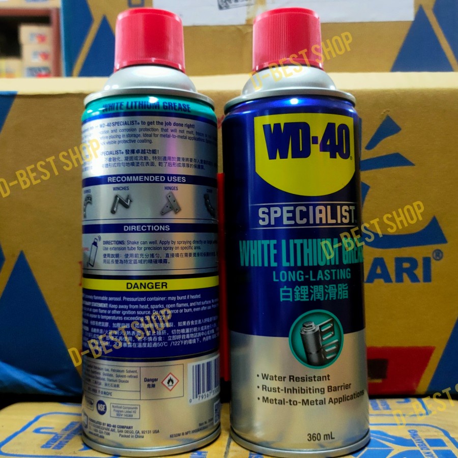 WD 40/ WD-40/ WD40 LITHIUM GREASE | STEMPET SPRAY |PELUMAS BEARING