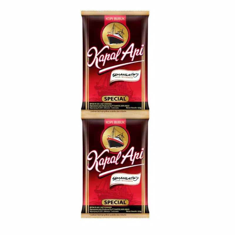 

Kopi Kapal Api Special Merah Mini Renceng 10 sachet x 6 gram/Kopi Renteng isi 10 sachet/Kopi Hitam Tubruk