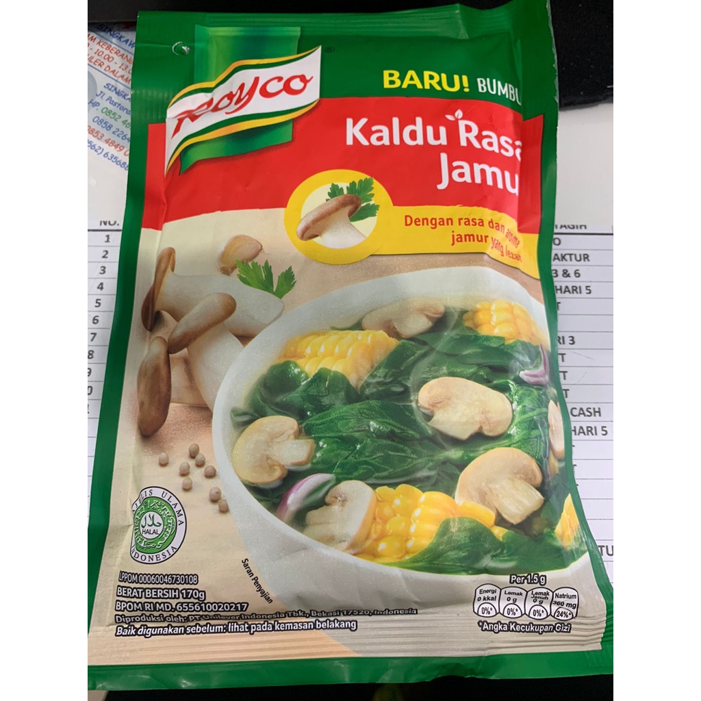 

Royco Kaldu Rasa Jamur 1,5 G