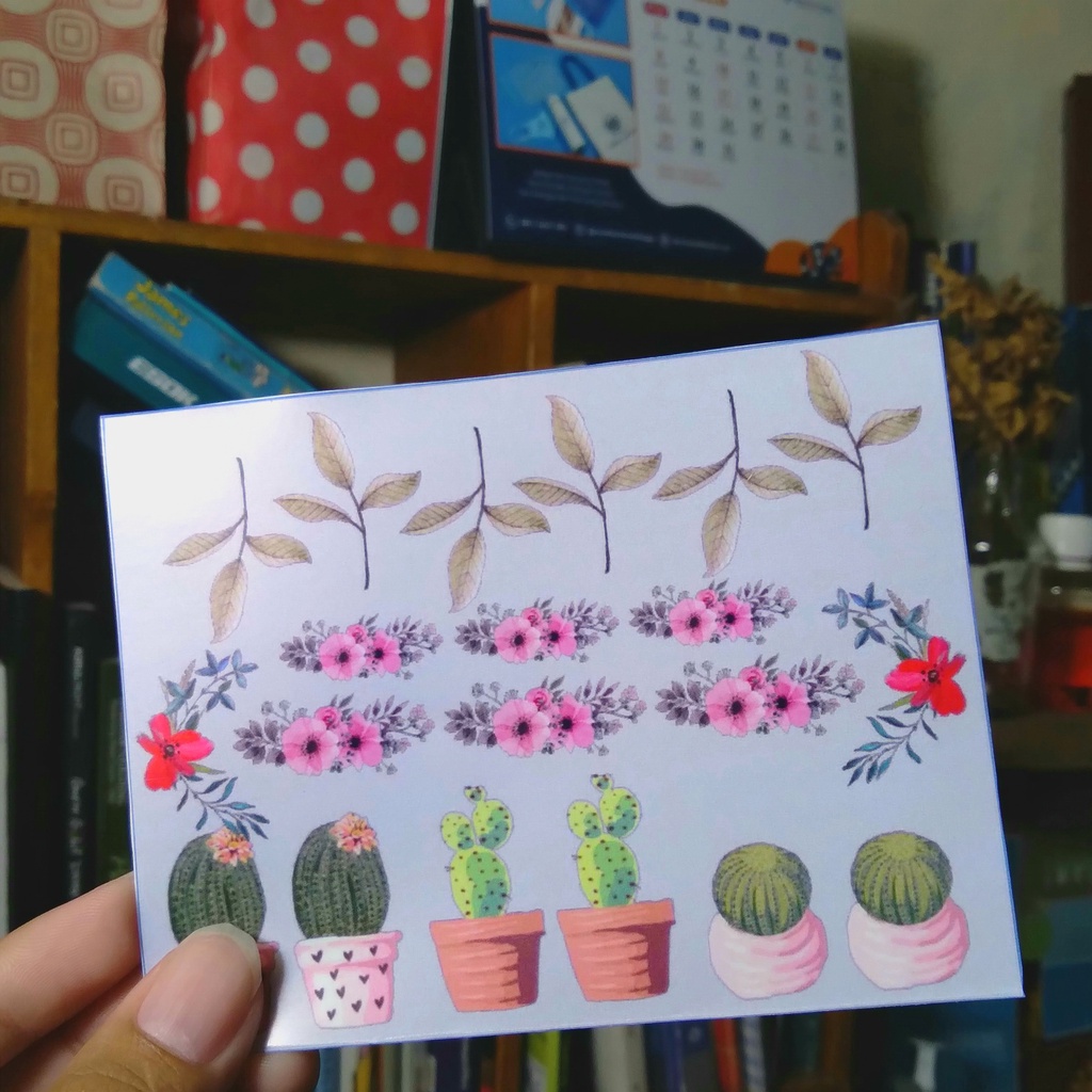 

Stiker Tanaman Kaktus Bunga Daun - Plant & Flower Sticker