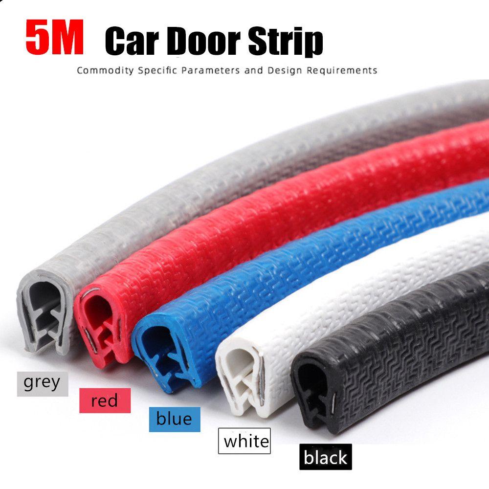 Populer 5m Strip Pintu Mobil Anti Tabrak Door Edge Trim Silence Tube Sealing Strip