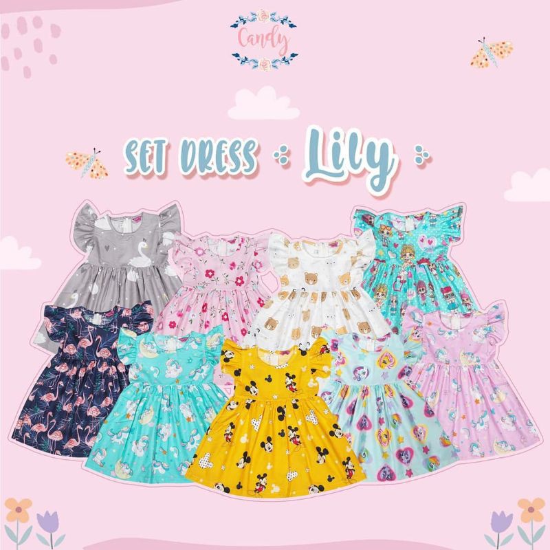 Dress Lily **GRATIS MASKER ANAK**