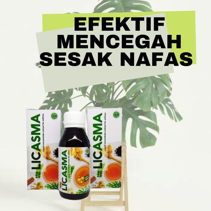 Licasma Obat Herbal Alami Sesak Nafas Asma
