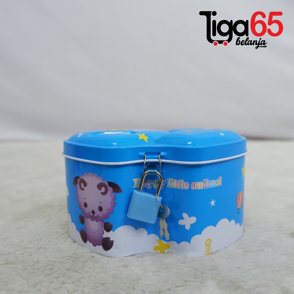 365 COIN BANK #40962 Celengan Gembok / Buka Tutup Karakter Fancy